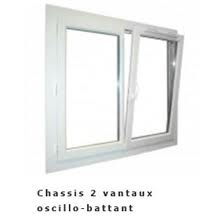 Fenêtre PVC 2 vantaux oscillo-battant